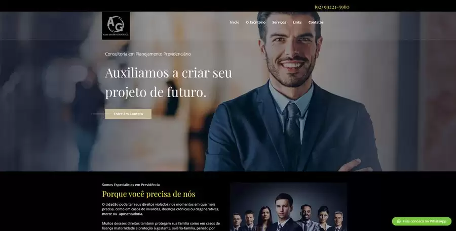 Leia mais sobre o artigo Criação de site para escritório jurídico Acris Galvão Advogados